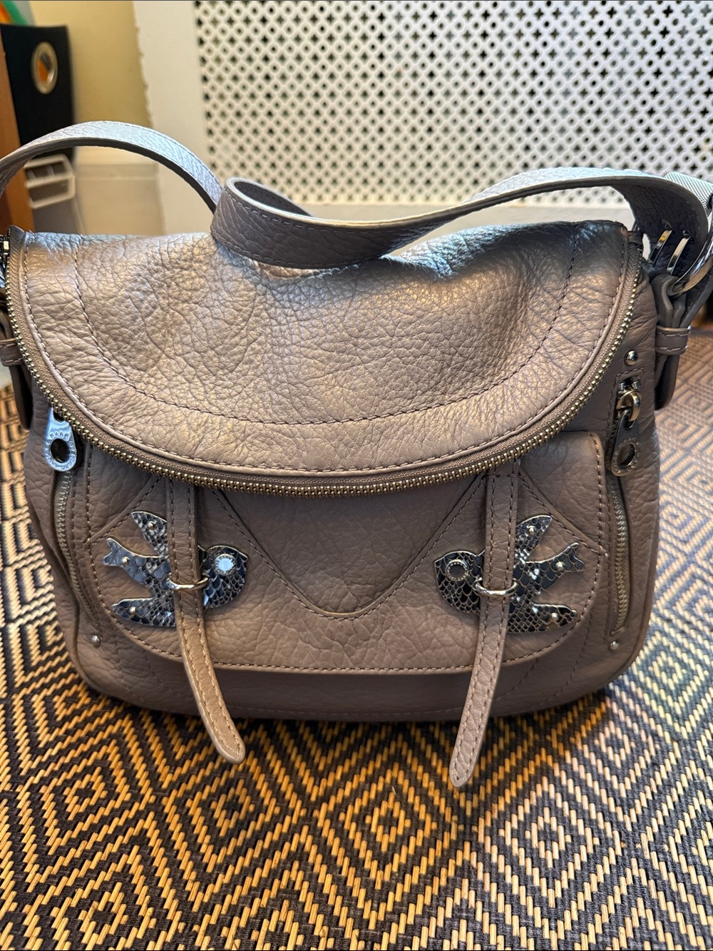 Vintage Y2K Marc by Marc Jacobs Petal to the Metal Natasha Sasha cement mauve